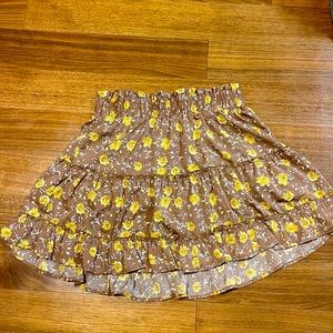Floral Tiered Skirt